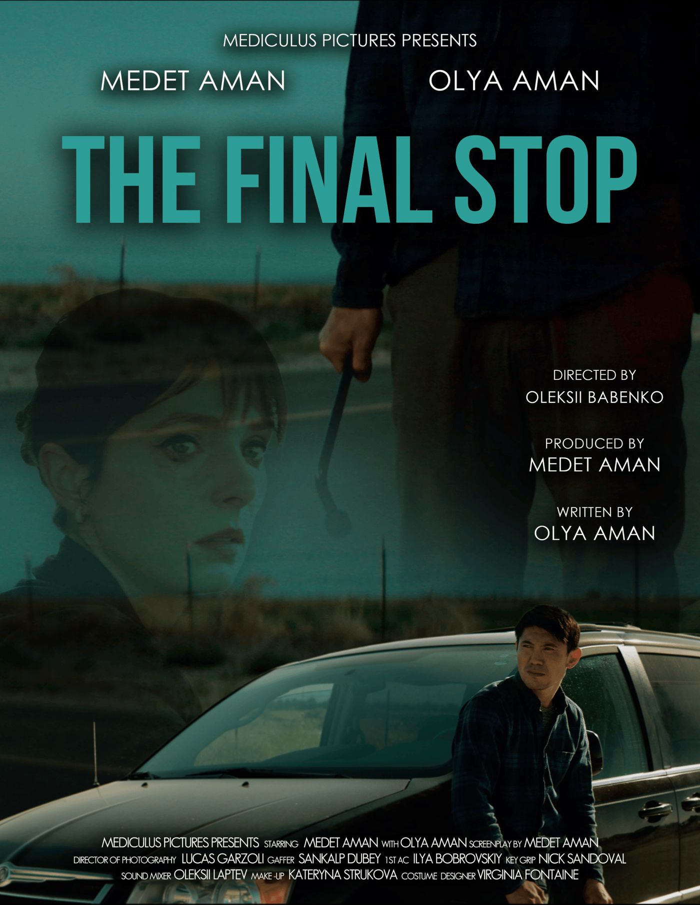 The Final Stop official poster: Medet Aman and Olya Aman, Mediculus Pictures